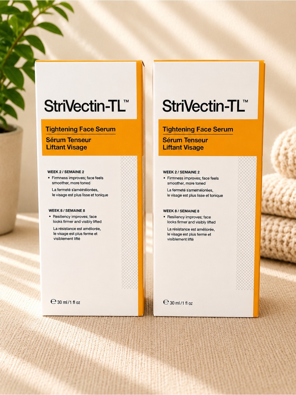 LOT of 2 STRIVECTIN-TL Tightening Face Serum 1 Fl Oz 30 Ml NEW SEALED ANTI-AGING